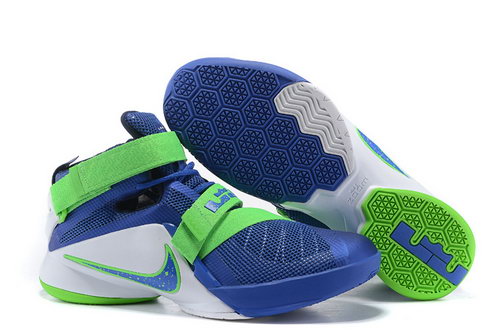 Nike Lebron Soldier 9 Green White Blue France